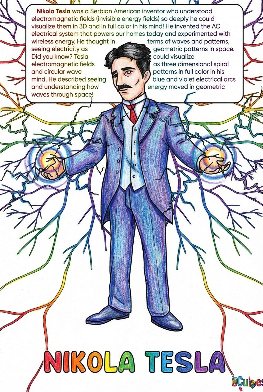 Brilliant Minds Colouring In Series: Light, Colour & Physics Masters